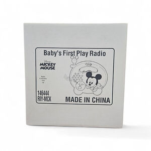Disney Mickey Mouse Vintage 2000 Baby Play Radio Toy